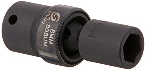 Sunex Tools 808UM 1/4 in. Drive 8-mm Universal Impact Socket - MPR Tools & Equipment