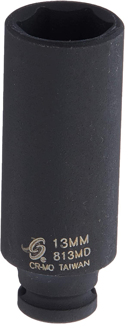 Sunex Tools 813MD 1/4" Dr. 13mm Deep Impact Socket - MPR Tools & Equipment