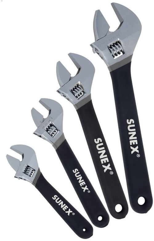 Sunex Tools 9618 4 Piece Adjust Wrench Set. 1 Pack - MPR Tools & Equipment