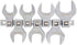 Sunex Tools 9720A 7 Piece 1/2" Dr. Jumbo SAE Crowfoot Wrench Set - MPR Tools & Equipment