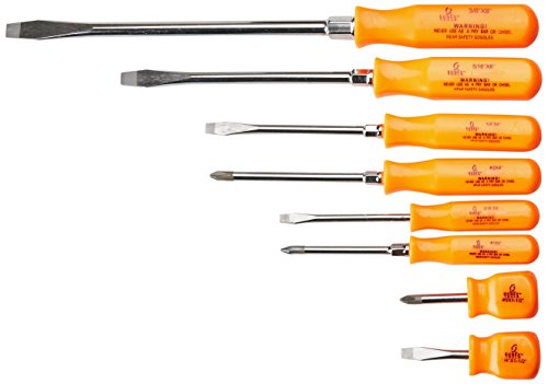 Sunex Tools 9806 Professional Screwdriver Set - 8 pieces Orange - MPR Tools & Equipment