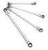 Sunex Tools 9923 SAE Extra Long Double Box Flex Head Ratcheting Wrench Set, 5/16 x 3/8 in. - 11/16 x 3/4 in., CR-MO, 4 pieces - MPR Tools & Equipment