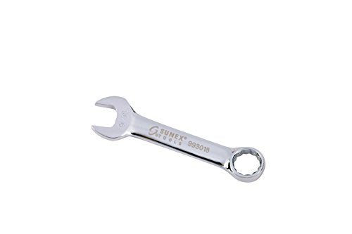 Sunex Tools 993018 9/16" Fully Polished Stubby Combination Wrench - MPR Tools & Equipment