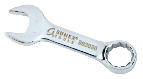 Sunex Tools 993030 15/16 in. Stubby Combination Wrench - MPR Tools & Equipment