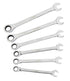 Sunex Tools 9937 6 pieces Super Jumbo Ratcheting Wrench Set (Includes Roll-Case) - MPR Tools & Equipment