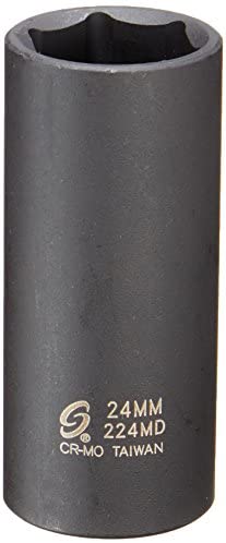 Sunex Tools International 224MD 1/2" Deep Impact Socket - 24mm - MPR Tools & Equipment