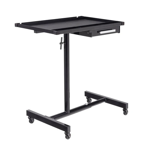 Sunex 8019B Deluxe Adjustable Work Table with Drawer, Black