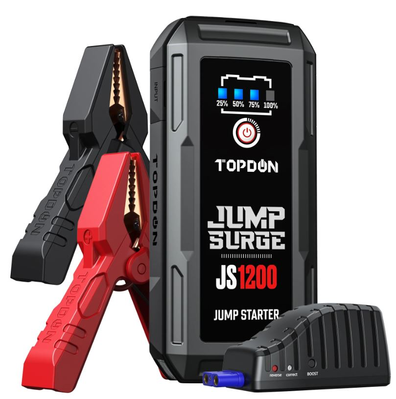 TOPDON TDJS1200 1200 Peak Amp Battery Jump Starter - MPR Tools & Equipment