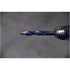 Close-up of Astro Pneumatic TurboStep drill bit tip showing spiral flute and stepped tip detail