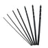 Astro Pneumatic AST-TS7 ONYX TurboStep Aircraft Length Drill Bit Set - fan spread showing 1/2 HSS markings
