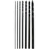Astro Pneumatic AST-TS7 ONYX TurboStep drill bits - angled vertical view showing graduated sizes