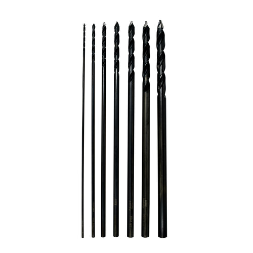 Astro Pneumatic AST-TS7 ONYX TurboStep 7-piece drill bit set - vertical top-down view showing size progression
