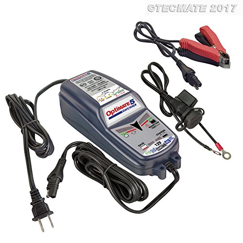 Techmate TM-221 Optimate 5 Start/Stop, 6-Step 12V 4A Batt Charg/Maint - MPR Tools & Equipment