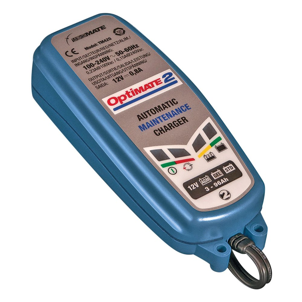Techmate TM-421 Optimate 4-Step Battery Charger-Maintainer