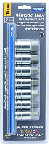 Titan 16131 Metric Large Hex Bit Socket Set-7 Piece - MPR Tools & Equipment