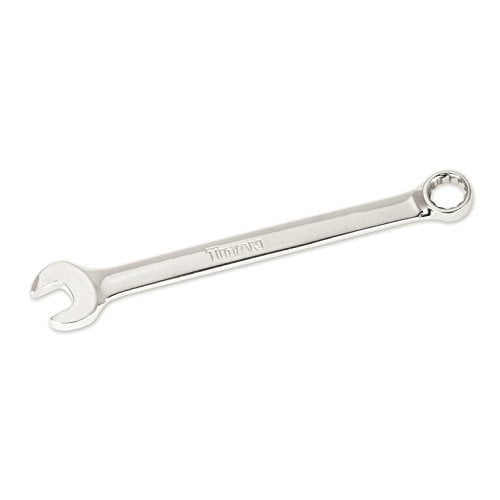 Titan Tools 60238 1-3/16in Mirror Polish 12pt Combination Wrench angled view on white background