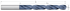 Titan Tools CD60724 Cobalt Drill Bit Dimension Diagram showing overall length, flute length, and diameter