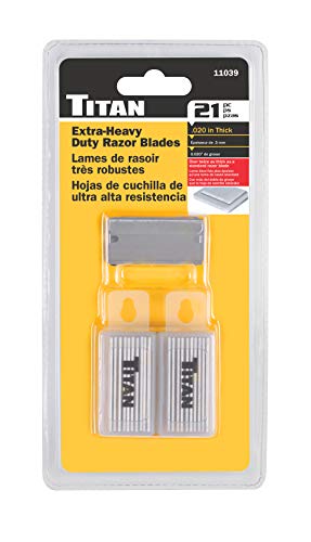 Titan Tools 11039 Heavy Duty Razor Blade - 21 pieces - MPR Tools & Equipment