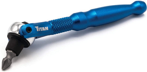 Titan Tools 11317 1/4" Drive Aluminum Swivel Head Micro Bit Driver - MPR Tools & Equipment