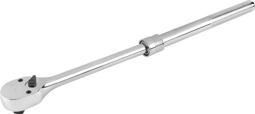 Titan Tools 12182 1/2" Drive Extendable Reversible Ratchet, Extends From 12-1/4" To 17-3/4", 72-Tooth - MPR Tools & Equipment