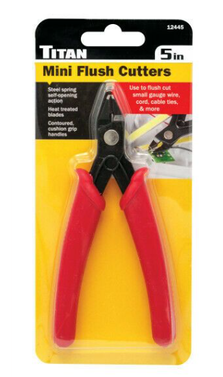 Titan Tools 12445 Mini Flush Cutters - MPR Tools & Equipment