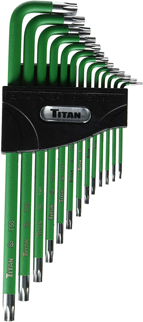 Titan Tools 12715 Tamper Resistant Star Key Set. 13 pieces - MPR Tools & Equipment