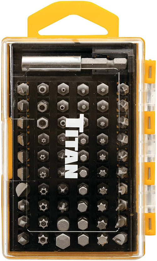 Titan Tools 16061 61 pieces Screwdriver and Security Bit Set - MPR Tools & Equipment