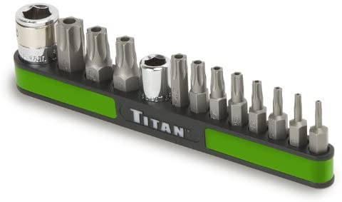 Titan Tools 16113 13 pieces Tamper Resistant Star Bit Set - MPR Tools & Equipment