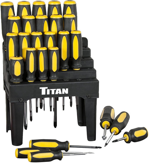 Titan Tools 17203 Screwdriver Set with Holder (26 pieces) - MPR Tools & Equipment