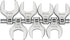 Titan Tools 17670 7pc 1/2" Drive Metric Jumbo Crowfoot Wrench Set, 34mm-46mm - MPR Tools & Equipment