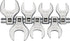 Titan Tools 17671 7pc 1/2" Drive SAE Jumbo Crowfoot Wrench Set, 1" - 1-3/8" - MPR Tools & Equipment