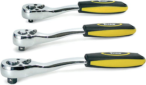 Titan Tools 18025 3 Piece 72-Tooth Offset Ratchet Set - MPR Tools & Equipment