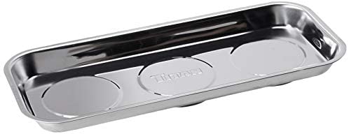 Titan Tools 21263 6.5 in. x 14 in. Rectangular Magnetic Parts Tray (6.5 x 14) - MPR Tools & Equipment