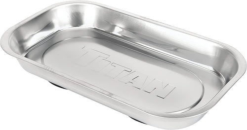 Titan Tools 21265 5-3/8 in. x 9-3/8 in. Rectangular Magnetic Parts Tray (5-3/8 x 9-3/8) - MPR Tools & Equipment