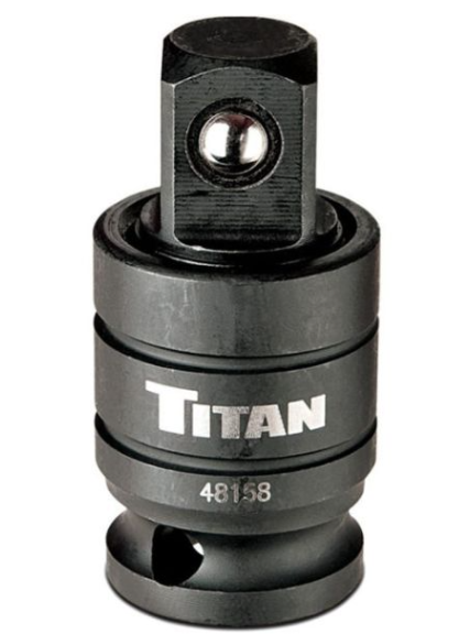 Titan Tools 48158 3/8" X 1/2" Drive Locking Wobble Increasing Adapter - MPR Tools & Equipment