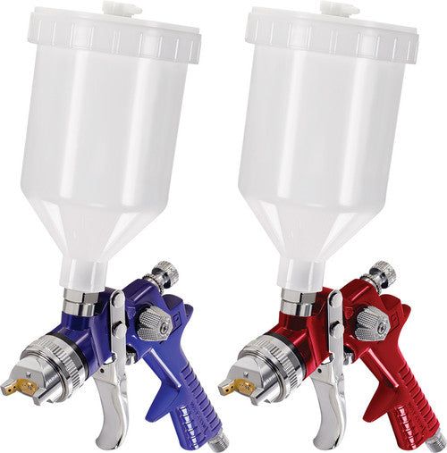 Titan Tools 85239 2pc HVLP Spray Gun Set, 1.4mm & 1.8mm Nozzles, 600cc Paint Cups - MPR Tools & Equipment