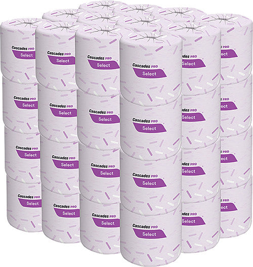 Tobeq 4841 B021 - CLASSIQUE BATH TISSUE, 2-PLY, 4.25" X 3", 420 SHEETS/ROLL, 48 ROLLS/CASE (SINGLE WRAPPED) - MPR Tools & Equipment