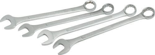 Tobeq CWFJK6004 4-Piece SAE Raised Panel Jumbo Combination Wrench Set, 2-1/8" to 2-1/2" - MPR Tools & Equipment