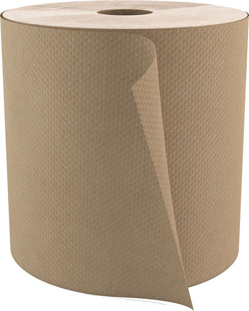 Tobeq H085 ROLL PAPER TOWEL, 800 FT, NATURAL, 6 ROLLS/CASE - MPR Tools & Equipment