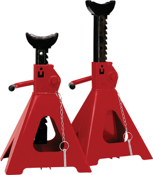 Tobeq JS06000A 6-Ton Ratcheting Jack Stands (Pair) - MPR Tools & Equipment