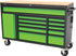 Tobeq RCBT611123LGBK 61" 11-Drawer Roller Cabinet, Lime Green/Black - MPR Tools & Equipment