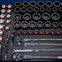 Tool Grid 34DRBDL100 3/4" Drive Socket and Ratchet Bundle, 98 Holders & 100 Screws (Board & Tools Not Included) - MPR Tools & Equipment