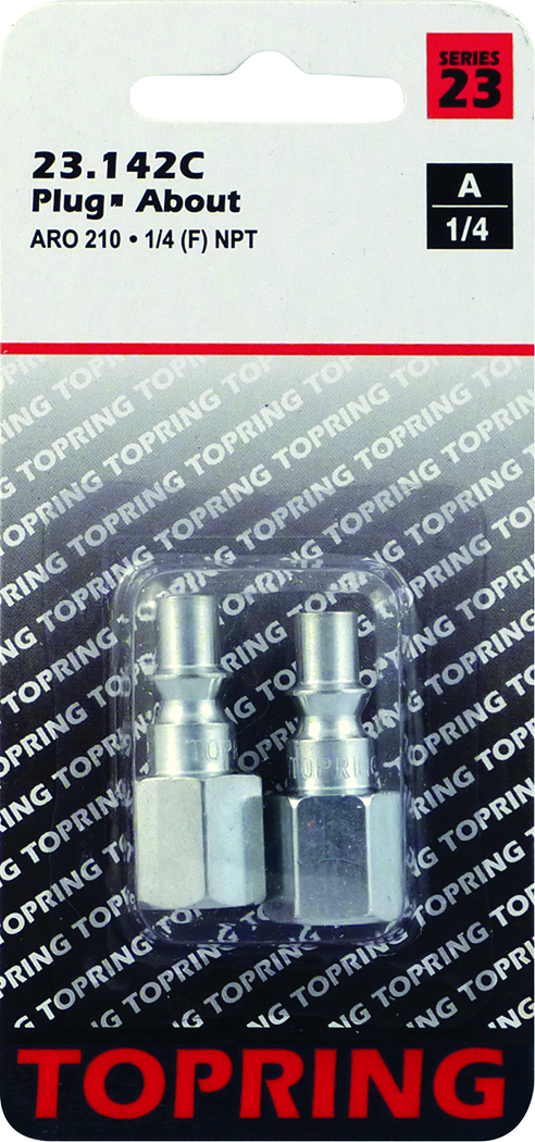 Topring 142C Plug (Aro 210) 1/4(F)Npt 2Pcs/C - MPR Tools & Equipment