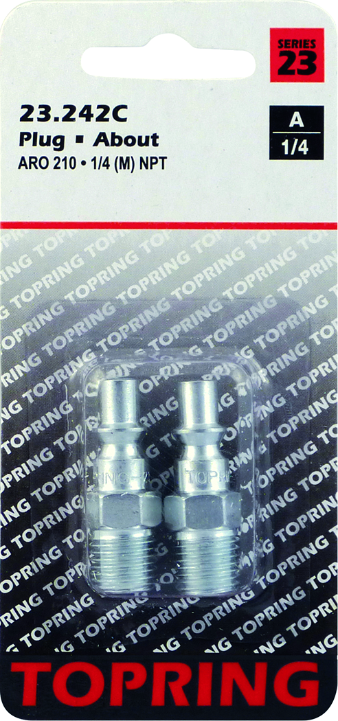 Topring 242-500 (Aro 210) 1/4"(M)Npt Plug - MPR Tools & Equipment