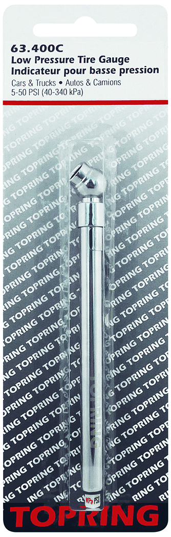 Topring 400C Tire Gauge 5-50Psi - MPR Tools & Equipment