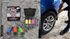 AME International 67170 5-in-1 Torque Wrench 1/2 Inch Drive in use on a vehicle tire alongside SplinePlus socket set accessories
