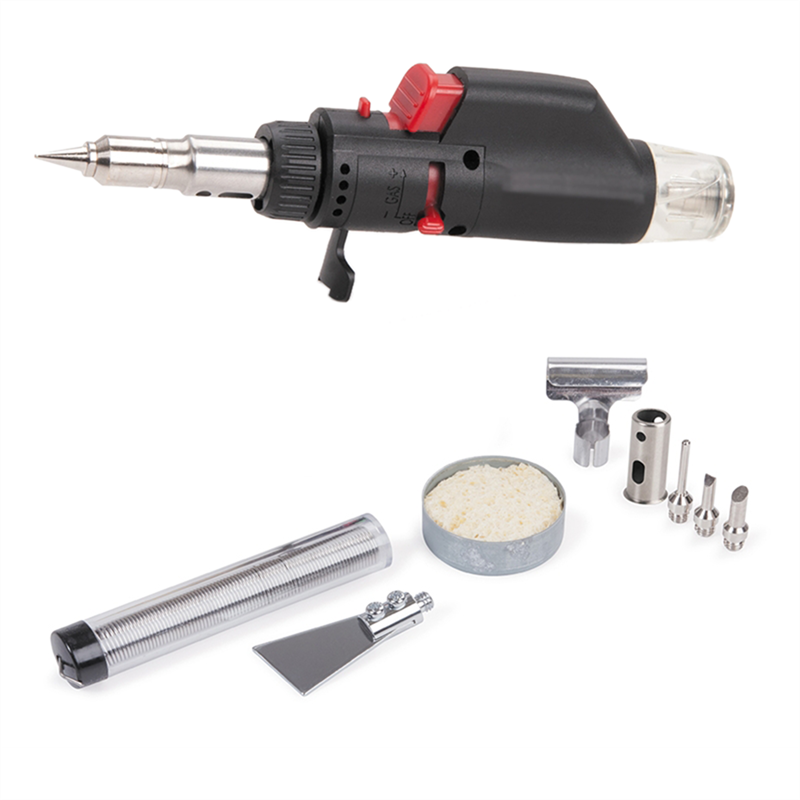 Tradeflame 211189 Butane-Powered Mini Soldering Torch Kit 10-in-1 - MPR Tools & Equipment