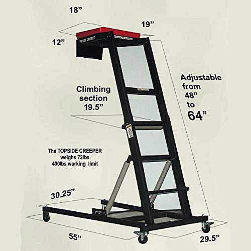 Traxion 3-100 Foldable Topside Creeper - MPR Tools & Equipment