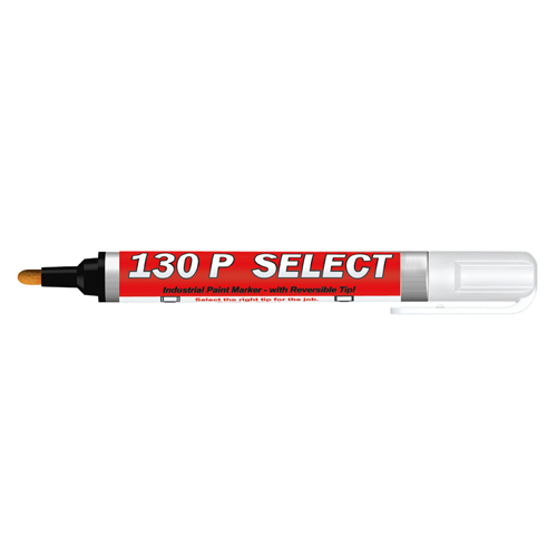 U-Mark JOB13005 White 130P Industrial Paint Marker - MPR Tools & Equipment