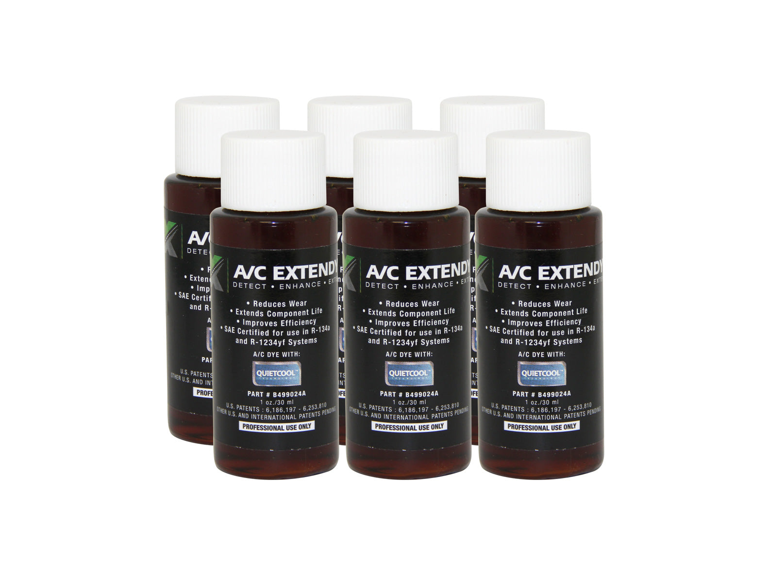 UView B499024A A/C ExtenDye Bottle, 1oz / 30mL (Pack of 6) - MPR Tools & Equipment